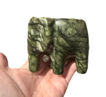 Load image into Gallery viewer, Green Jade Elephant Bowl/Tea Light Candle

