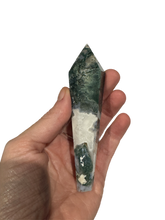 Load image into Gallery viewer, Moss Agate Wand
