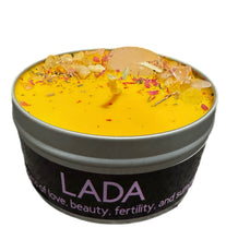 Load image into Gallery viewer, Lada Candle- Slavic goddess of love, beauty, fertility, and spring
