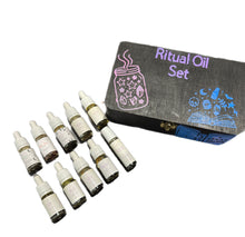 Load image into Gallery viewer, Ritual Oil Set with hand painted keepsake box
