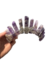 Load image into Gallery viewer, Amethyst Crystal Crown
