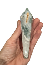 Load image into Gallery viewer, Moss Agate Wand
