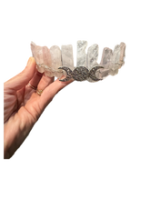 Load image into Gallery viewer, Rose Quartz Crystal Crown
