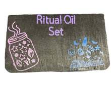 Load image into Gallery viewer, Ritual Oil Set with hand painted keepsake box
