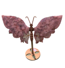 Load image into Gallery viewer, Pink Amethyst Butterfly- Small
