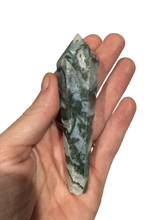 Load image into Gallery viewer, Moss Agate Wand
