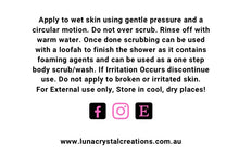 Load image into Gallery viewer, Coach Type- Foaming Sugar Scrub
