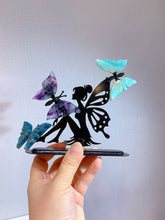 Load image into Gallery viewer, Fairy with 3 butterflies
