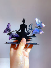 Load image into Gallery viewer, Yoga Lady with two butterflies
