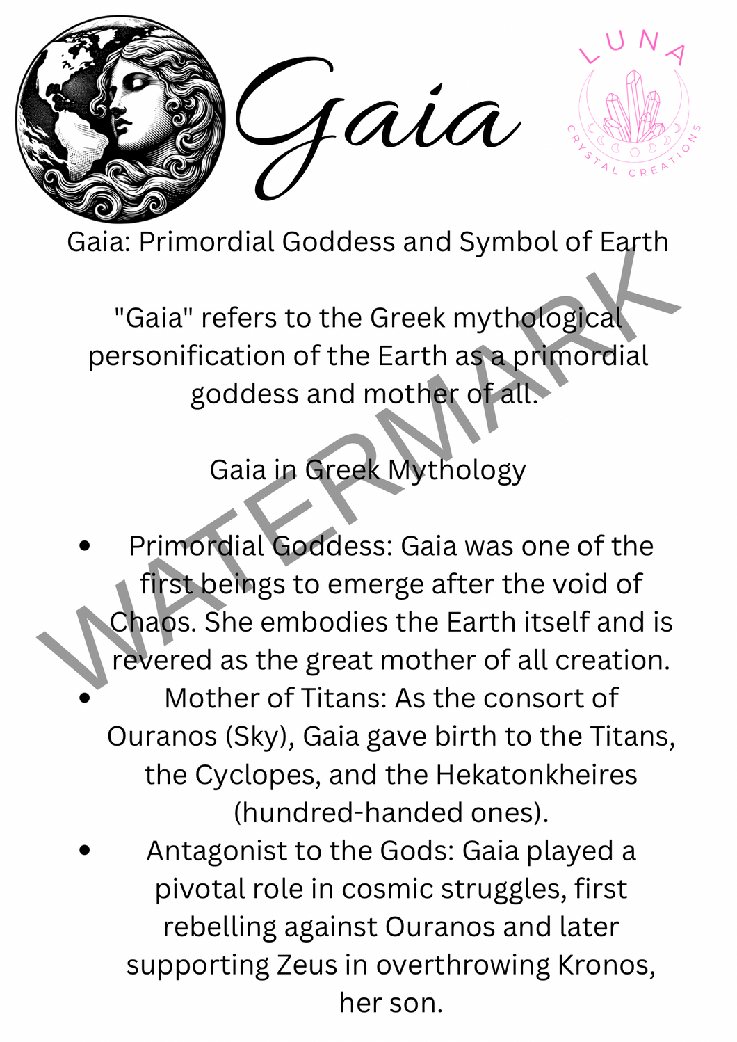 Book of Shadow pages: DEITY X3