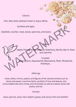 Load image into Gallery viewer, Book of Shadow pages: DEITY
