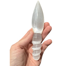 Load image into Gallery viewer, 15cm Selenite Athame

