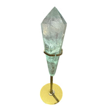 Load image into Gallery viewer, Fluorite Wand in Stand
