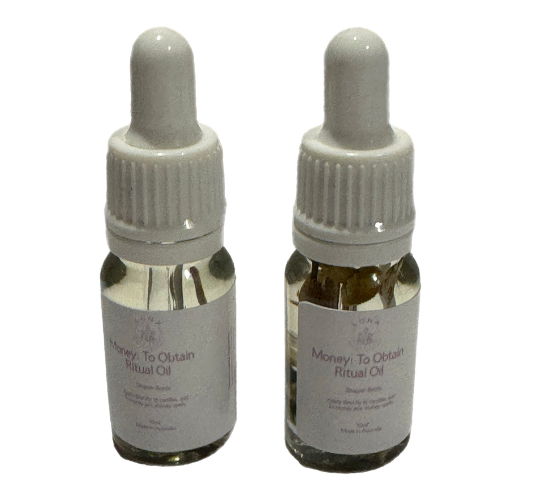 MONEY TO OBTAIN: Ritual Oil