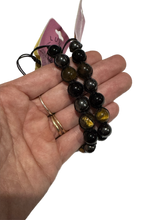 Load image into Gallery viewer, Hematite, Black Obsidian and Tigers Eye String Bracelet
