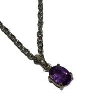 Load image into Gallery viewer, Amethyst Sterling Silver Pendent

