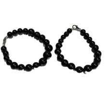 Load image into Gallery viewer, Shungite Beaded Bracelet with Clasp

