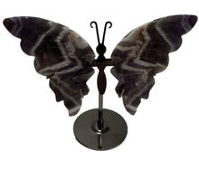 Load image into Gallery viewer, Chevron Amethyst Butterfly Wings
