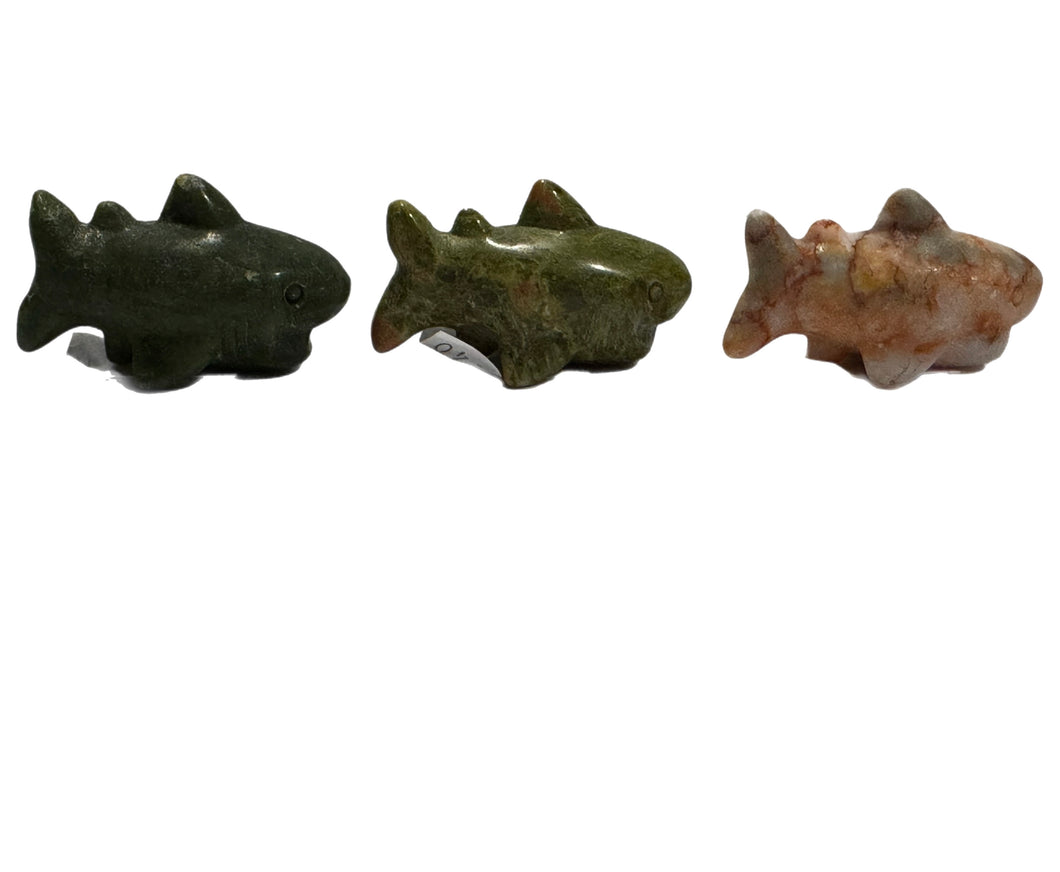 Mini Shark Carvings
