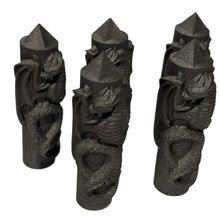 Load image into Gallery viewer, Graphite Dragon Towers
