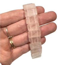 Load image into Gallery viewer, Rose Quartz Flat Bracelet
