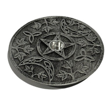 Load image into Gallery viewer, Triple Moon Candle/Incense Holder
