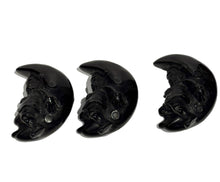 Load image into Gallery viewer, Black Obsidian Santa Carving

