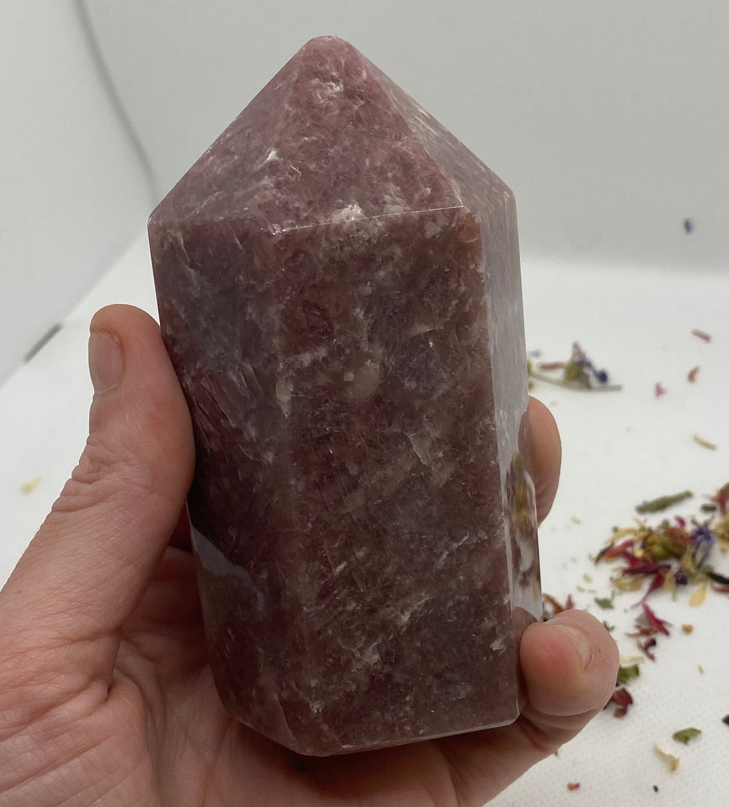 Strawberry Quartz Polished Points