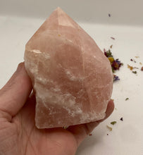 Load image into Gallery viewer, Rose Quartz Points - Semi Polished
