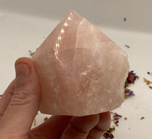 Load image into Gallery viewer, Rose Quartz Points - Semi Polished
