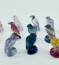 Load image into Gallery viewer, Fluorite Mini Crow
