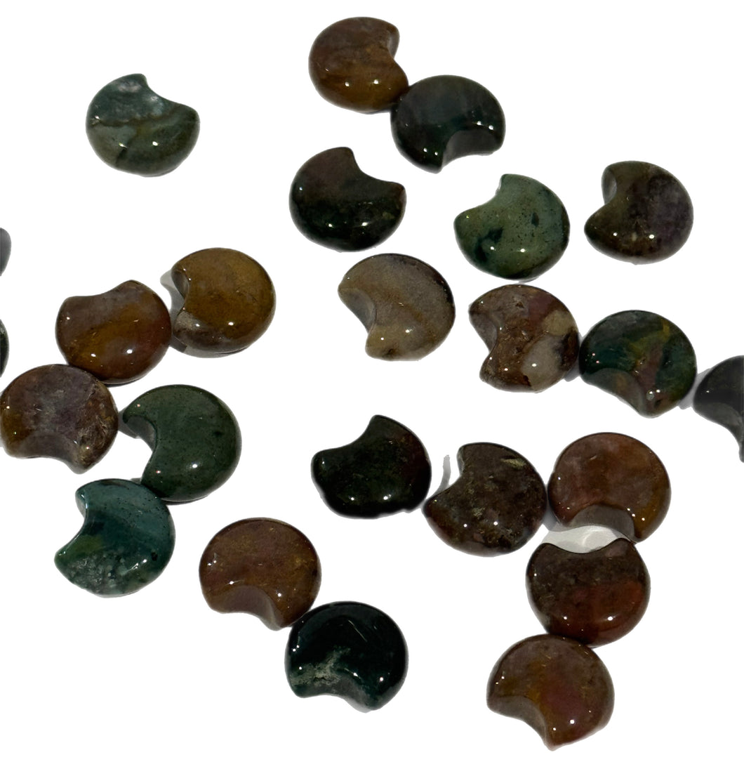 Ocean Jasper Mini Moon Carving