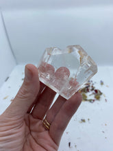 Load image into Gallery viewer, Clear Quartz Faceted Heart
