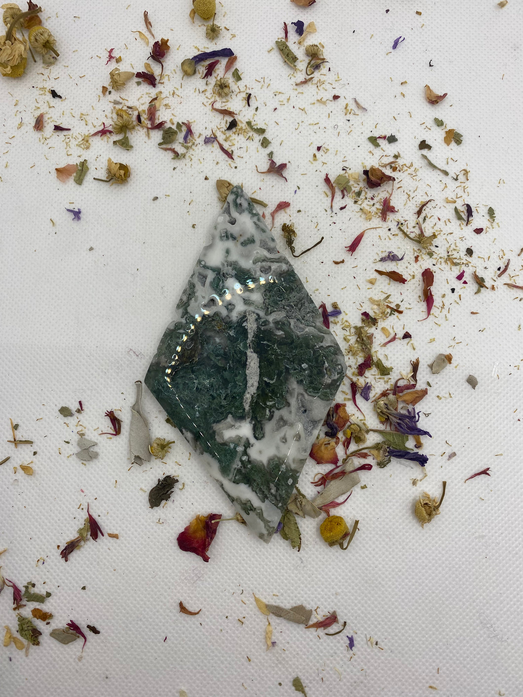 Moss Agate Diamond