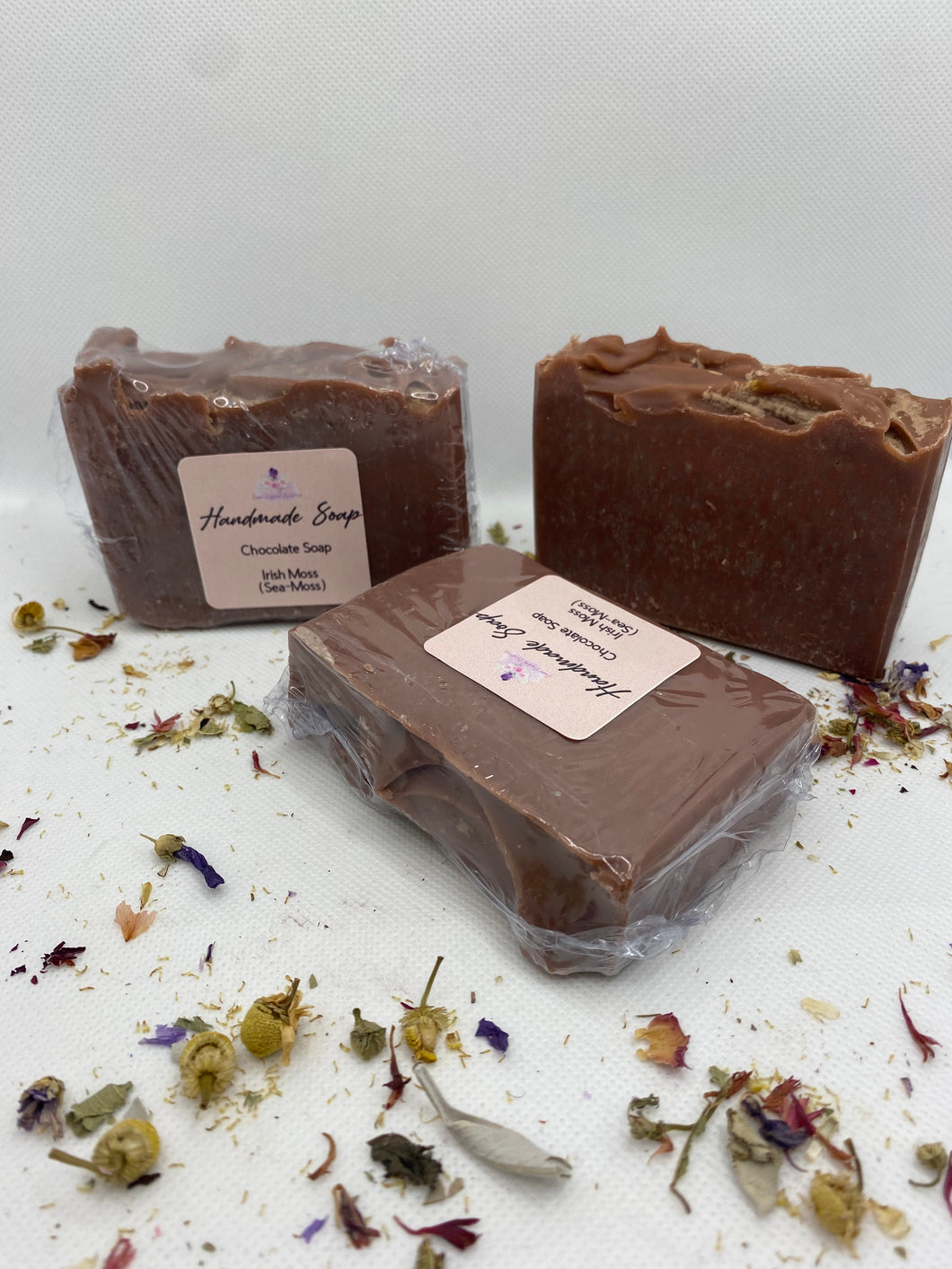 Irish Moss (sea-moss), Chocolate- Handmade Soap