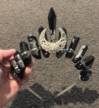 Load image into Gallery viewer, Black Tourmaline Crystal Crown
