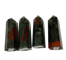 Load image into Gallery viewer, Bloodstone Towers with Pyrite Inclusions
