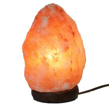 Load image into Gallery viewer, 2-3kg Natural Shaped Himalayan Salt Lamp - Timber Base (12V - 12W)
