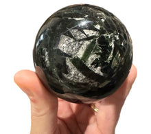 Load image into Gallery viewer, Green Tourmaline Sphere
