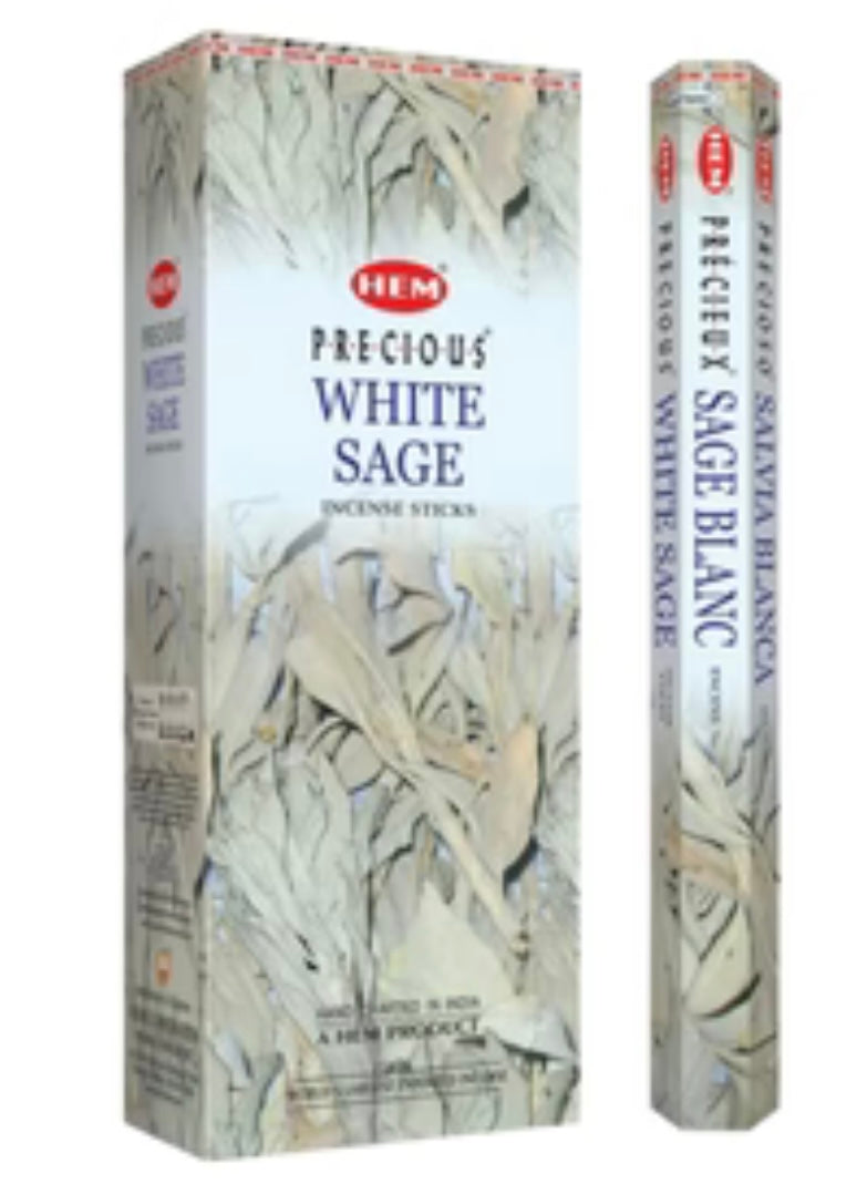 HEM White Sage- 20 Sticks