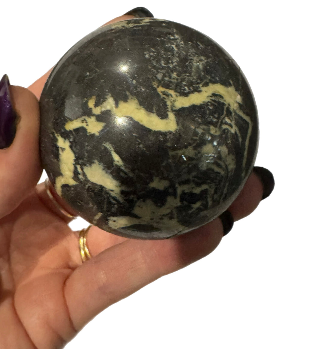 Hematite and Serpentine Sphere
