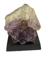 Load image into Gallery viewer, Amethyst Cluster on Wood Base
