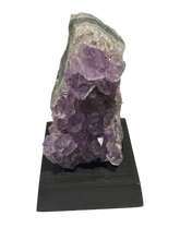 Load image into Gallery viewer, Amethyst Cluster on Wood Base
