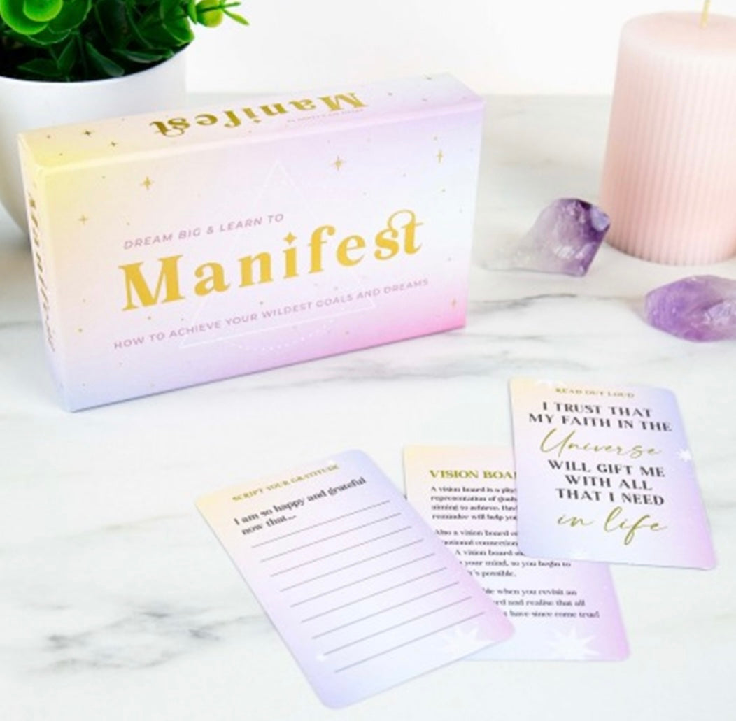 DREAM BIG & LEARN TO MANIFEST CARDS SET OF 100