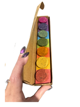 Load image into Gallery viewer, AROMA RITUAL 7 CHAKRA SMUDGE TABLET AND INCENSE KIT
