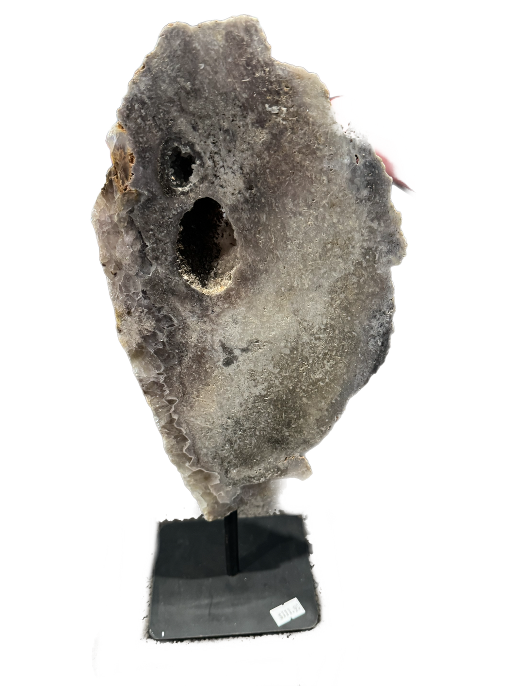 Pink Amethyst on stand