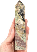 Load image into Gallery viewer, Pink Aventurine and Larvakite Towers
