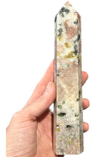 Load image into Gallery viewer, Pink Aventurine and Larvakite Towers
