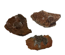 Load image into Gallery viewer, RARE Sparkly Red Calcite on Limonite 🔥🔥🔥🔥
