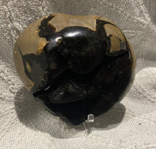 Load image into Gallery viewer, Black Septarian Heart
